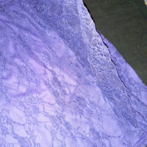 4/$20 | Ricki's Lace Purple Dress with Empire Waist - Picture 5 of 8